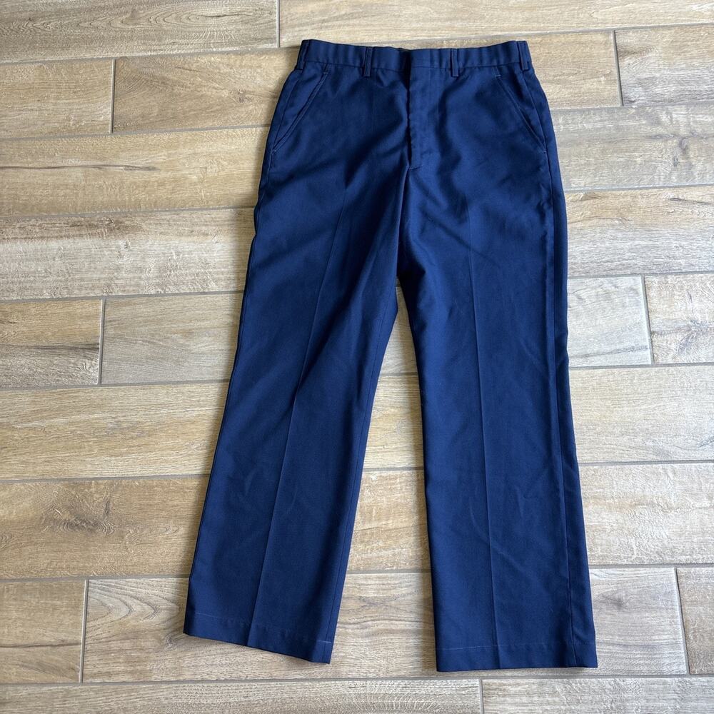 DSCP Omega Apparel Mens‎ 34x30 Dress Uniform Pants Military Navy Blue Trousers